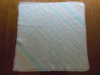 Easy knit baby blanket pattern